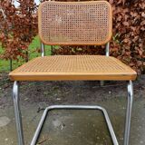 Suite of 4 vintage Chairs model Cesca designed by Marcel Breuer Design