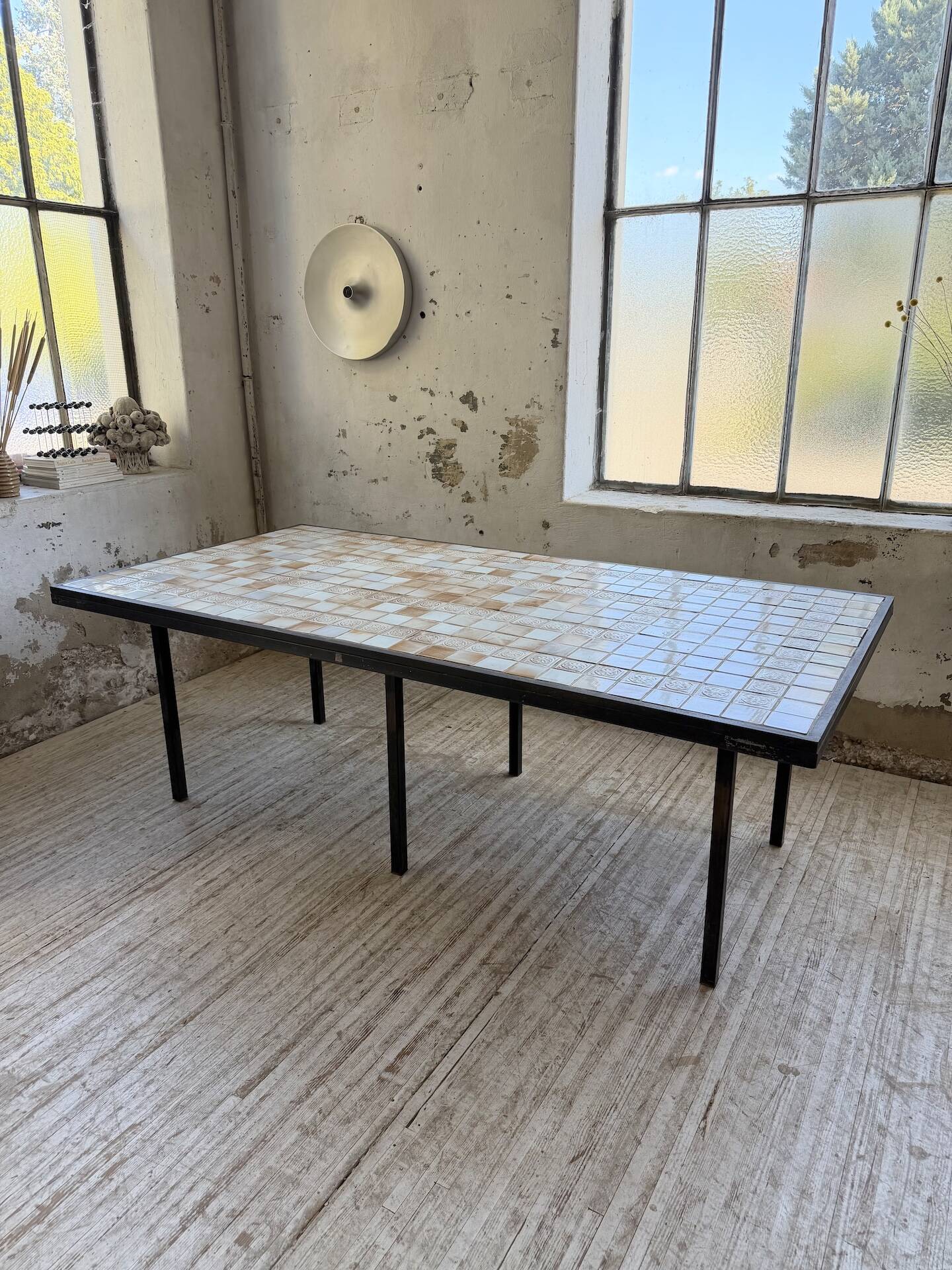 Dining table tiled 1950 dlg Capron