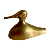 Canard en laiton des années 1960