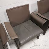 Korium wide armchair(s), design Tito Agnoli, Matteo Grassi, 1980