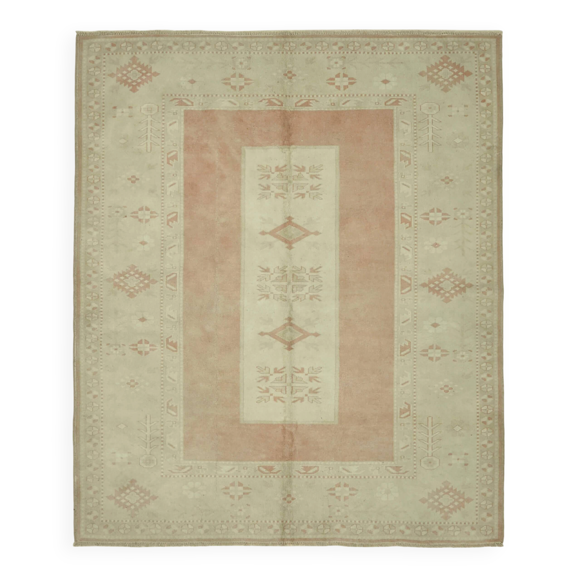 Turkish Vintage Anatolian Rug 192 cm x 221 cm