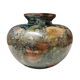 Lacquered glass vase