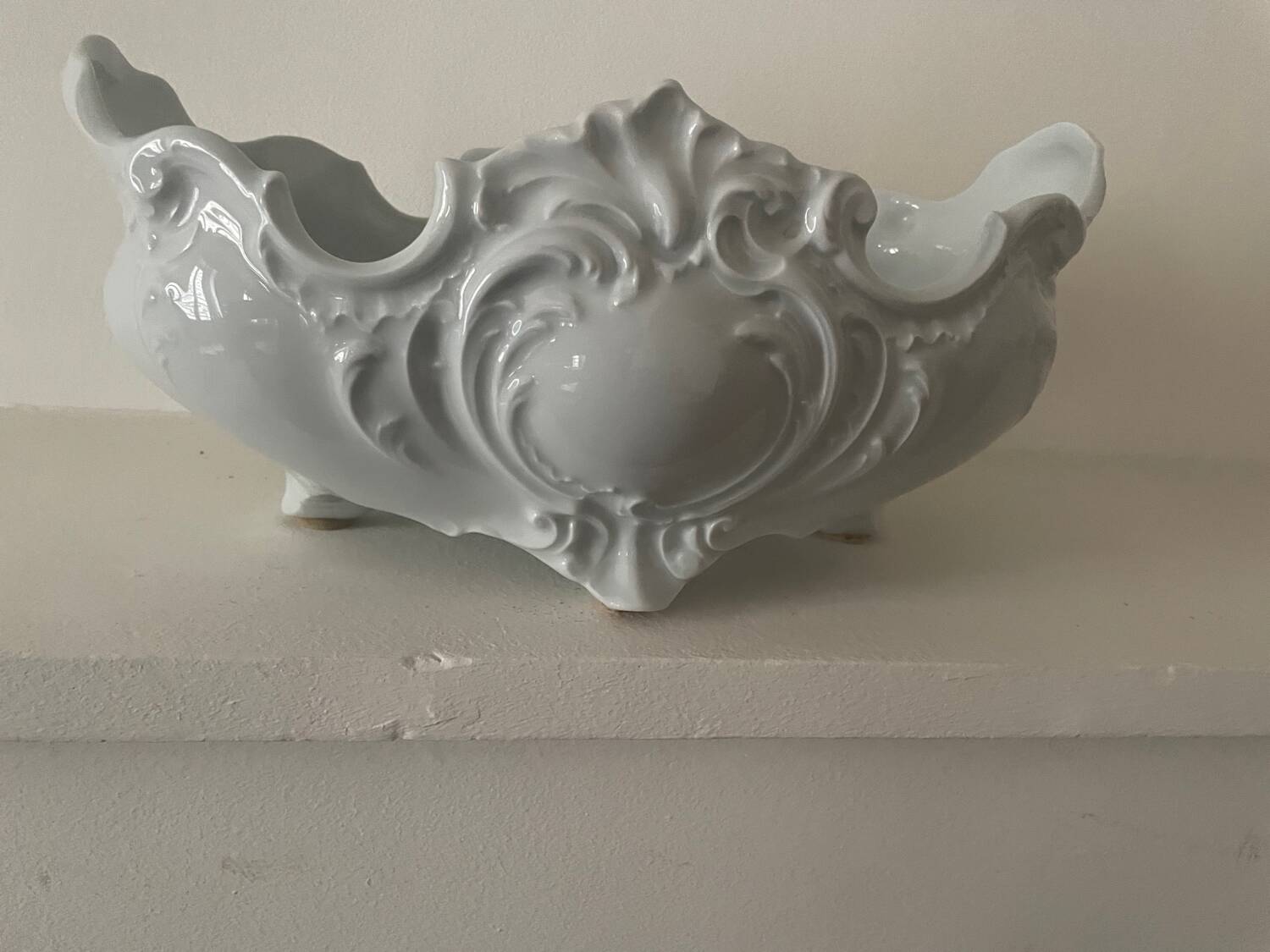 Limoges porcelain basket
