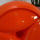 Orange plastic bowl set Emsa Germany vintage