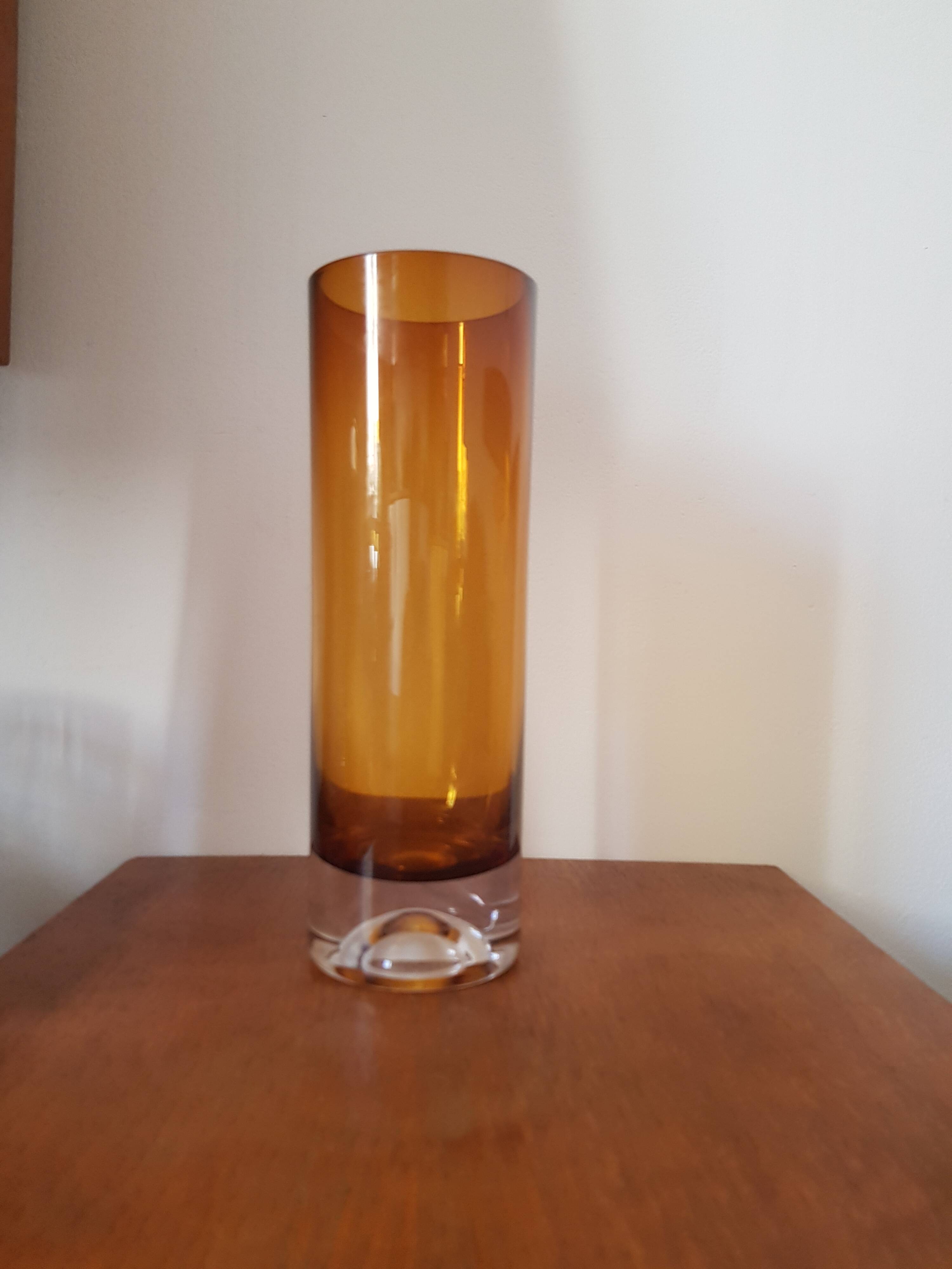 Vase en verre Aseda "skol" par Bo Borgstrom