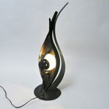 Lamp sculpture brutaliste circa 1960