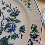 Set of 6 Villeroy and Boch Phoenix Blue dinner plates