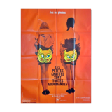 Original vintage poster 1971 the little are all greedy 120x160 cm