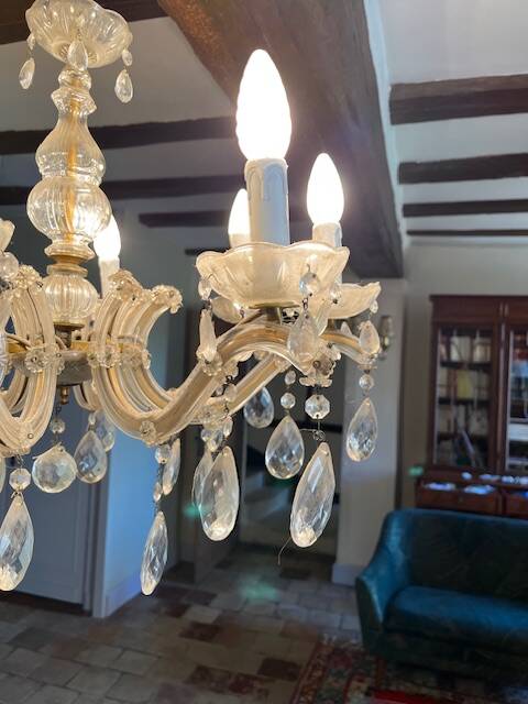 8-light Venetian chandelier