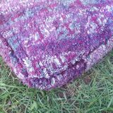 Moroccan carpet pouf