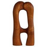 Decorative wooden sculpture "Love" by Ole Wettergren, Denmark, 2000s