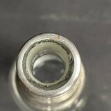 Liqueur carafe in engraved crystal & silver metal