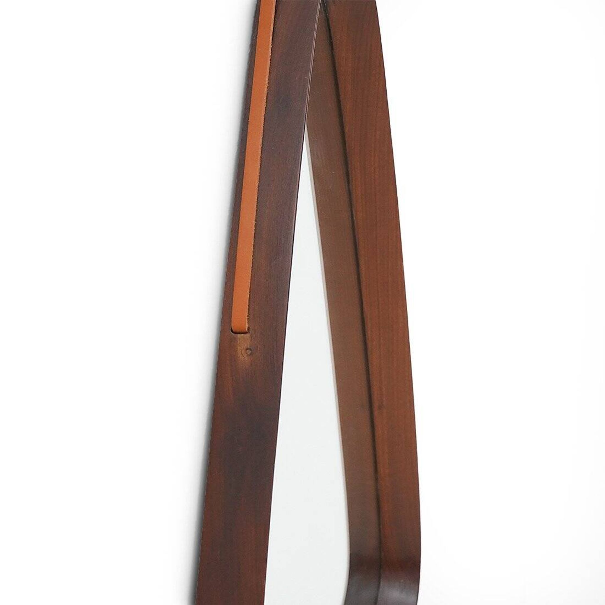 Vintage mirror with a teak frame, 1960s.