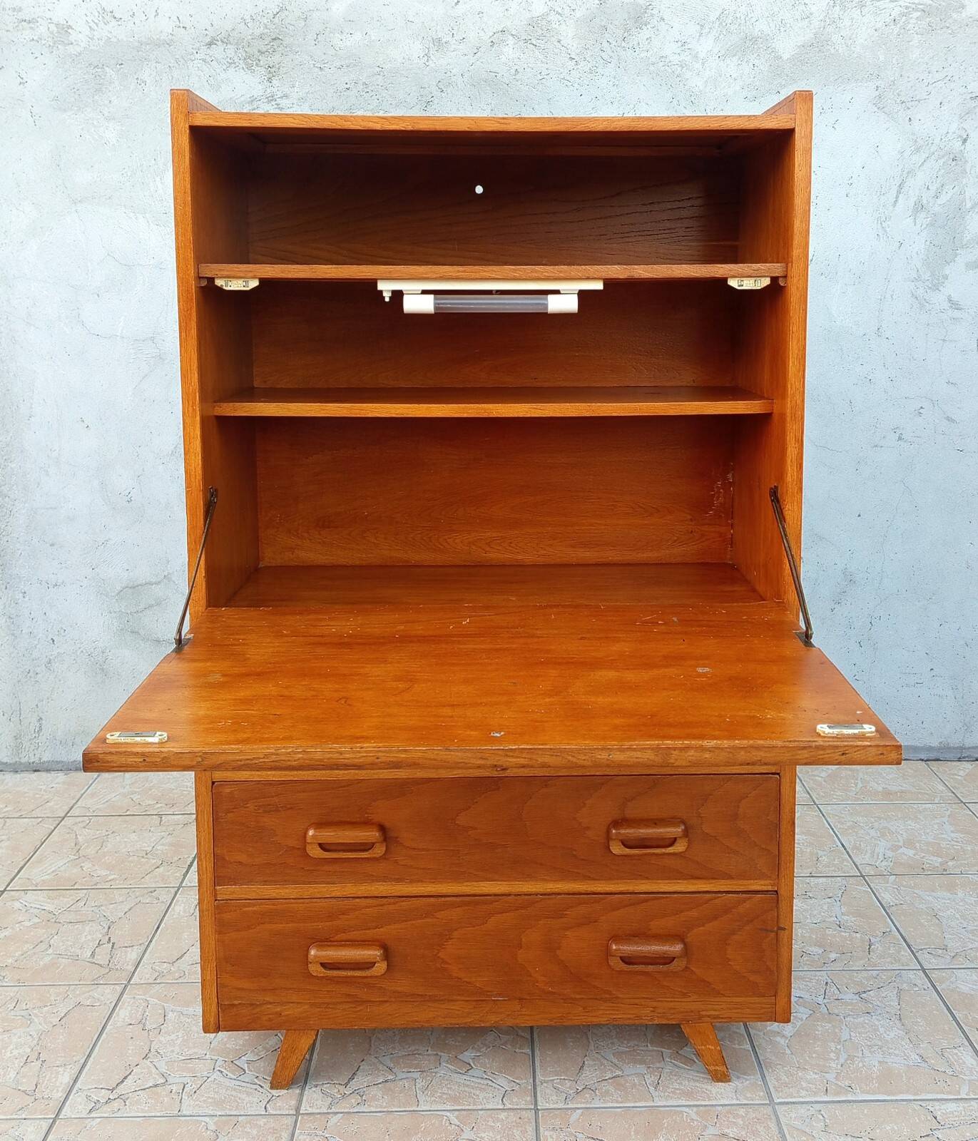 Vintage beech secretary