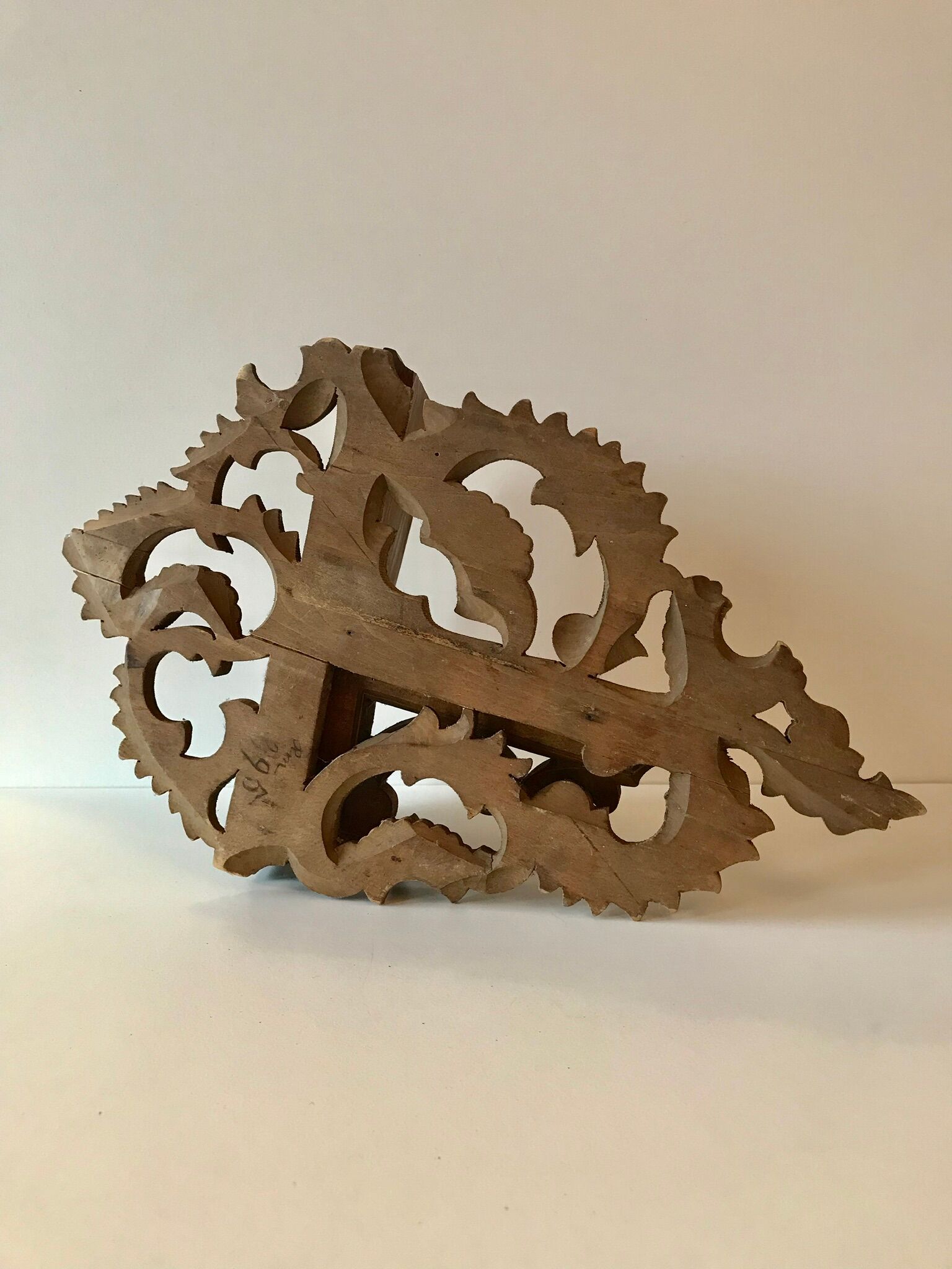 Farm wooden wall shelf