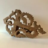 Farm wooden wall shelf