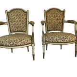 SET OF ARMCHAIRS LOUIS XVI PERIOD gendarme hat 18TH
