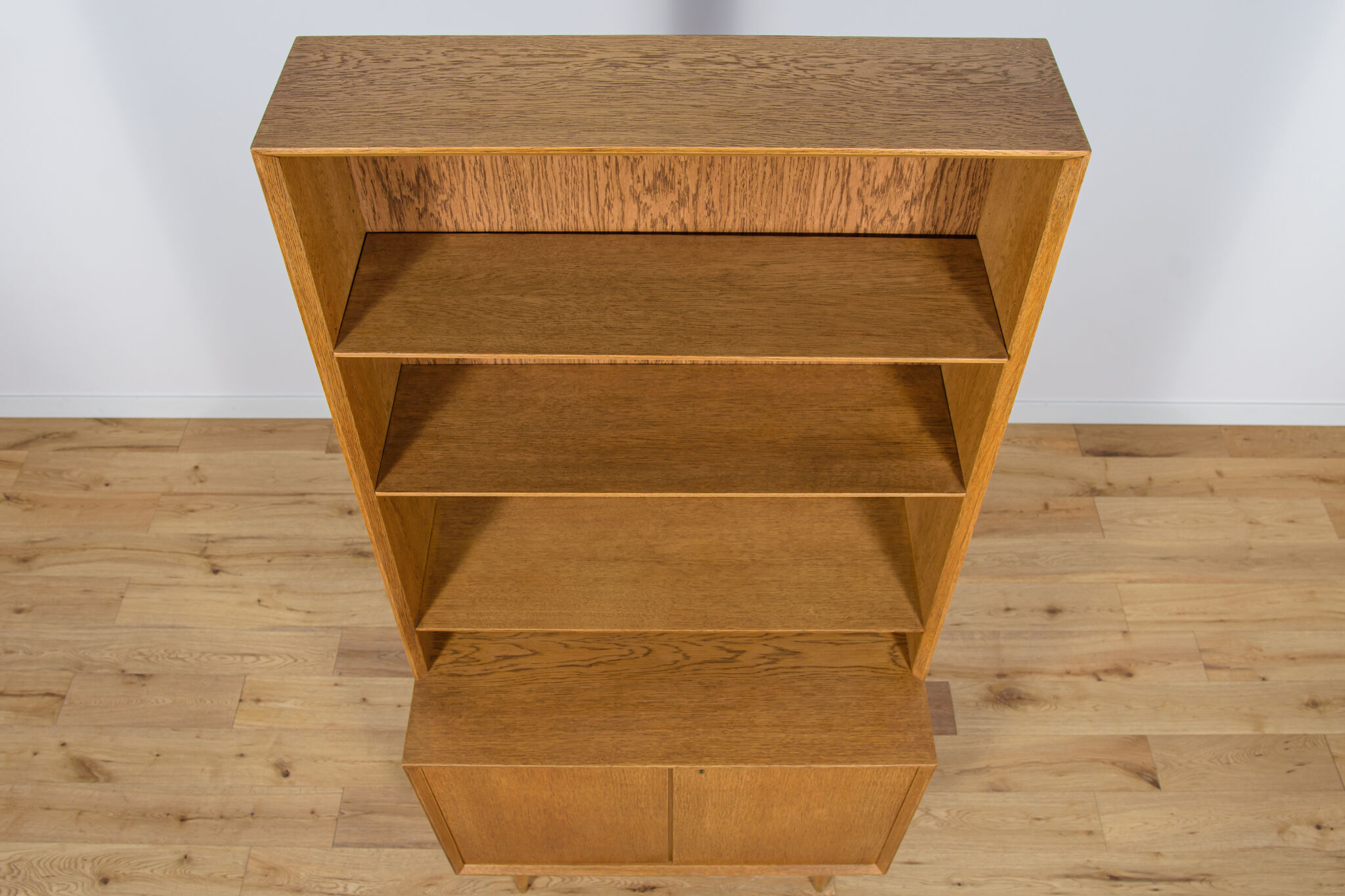 Mid-century swedish oak shelf, 1970s