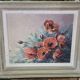 Oil on canvas – Bouquet of poppies – signed (to be deciphered) – 20th century