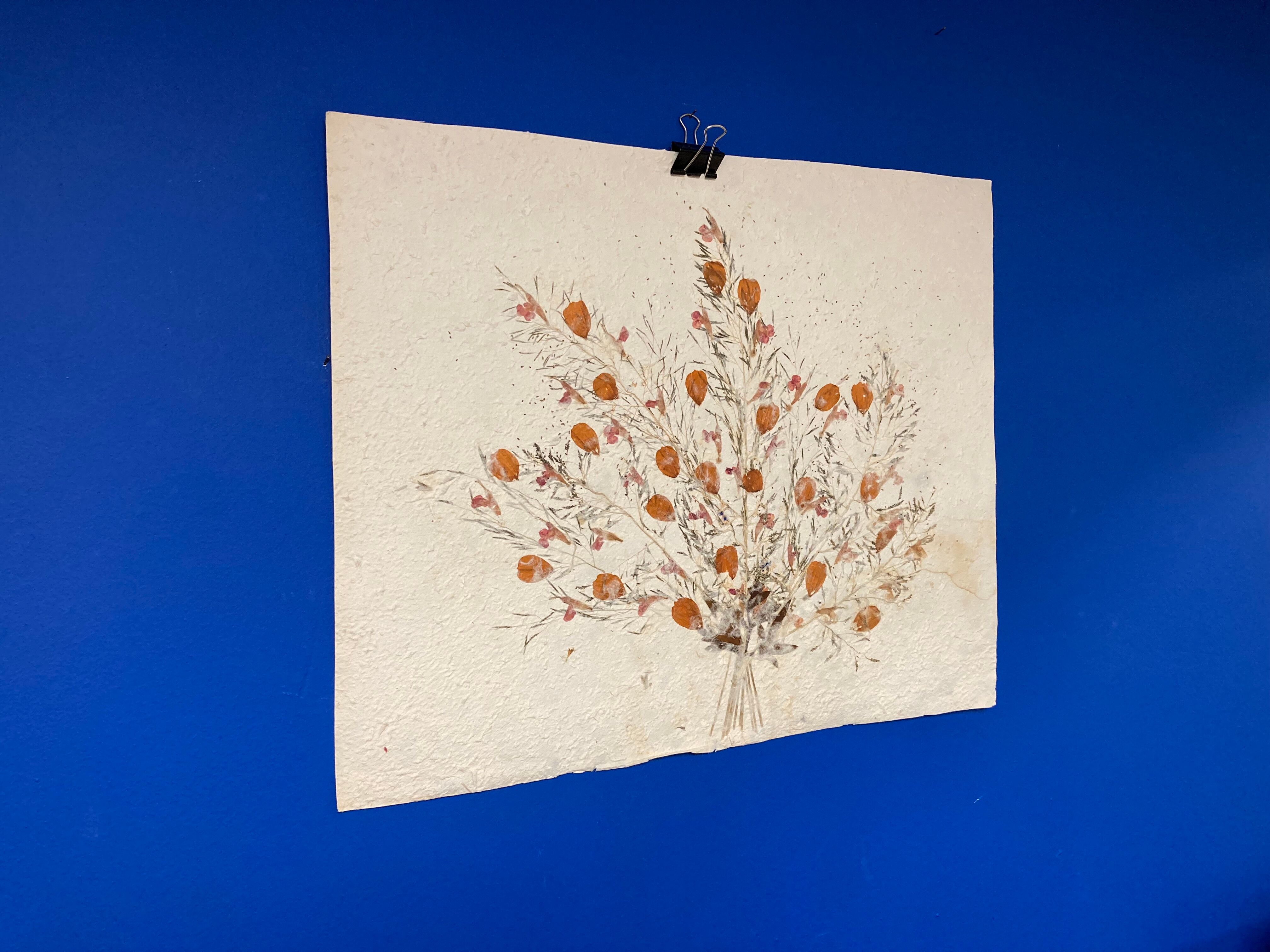 Vintage dried flower board