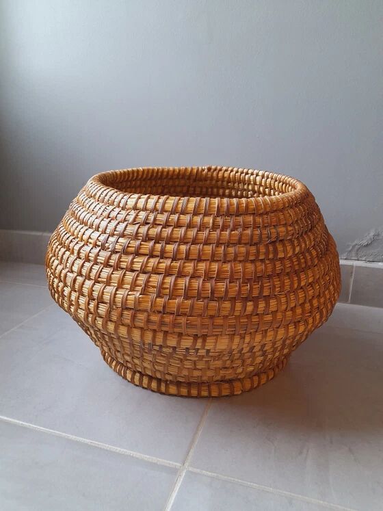 Old pot cache in straw and brambles 1950