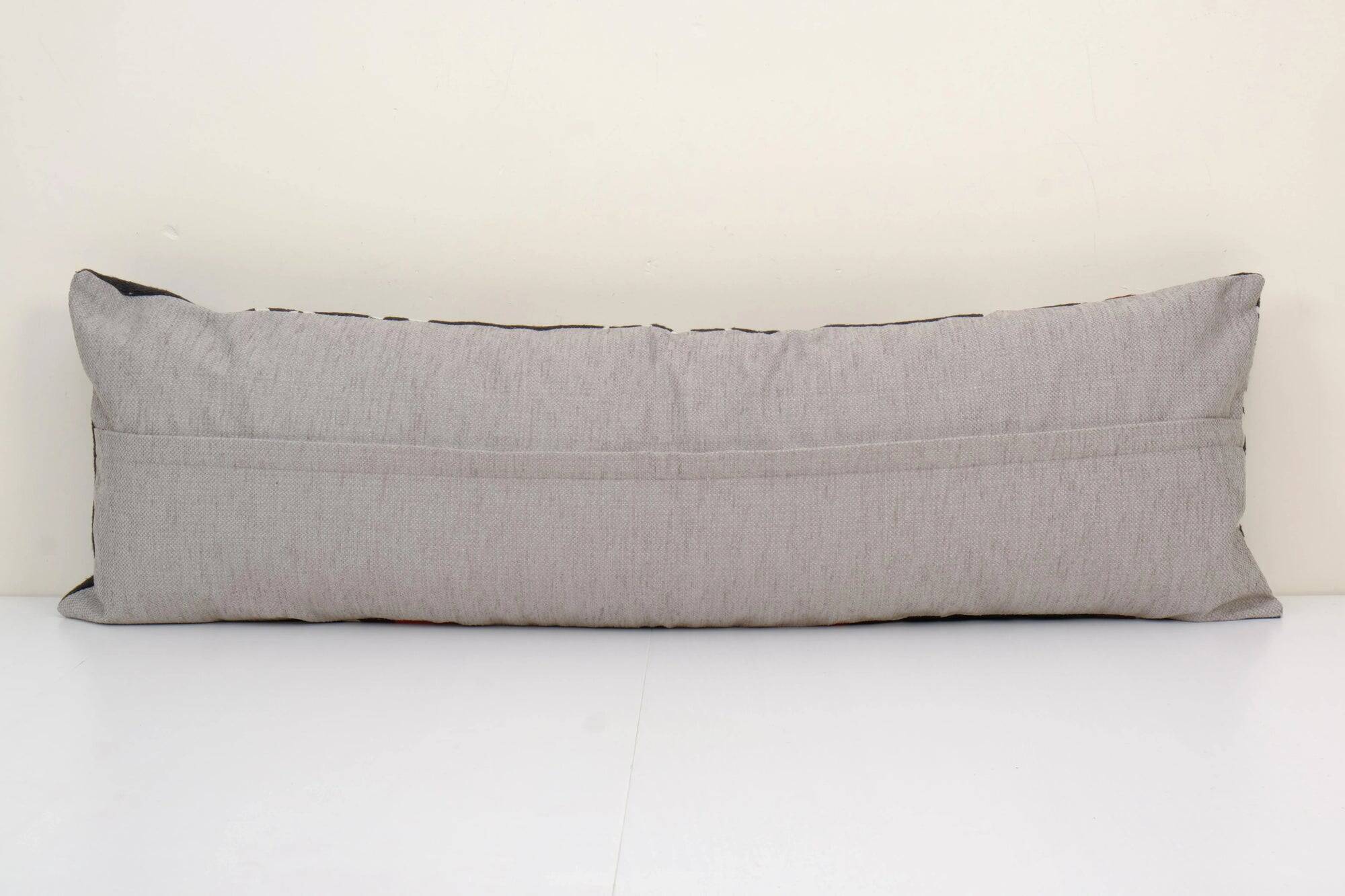 Vintage embroidered cushion cover 104x36 cm