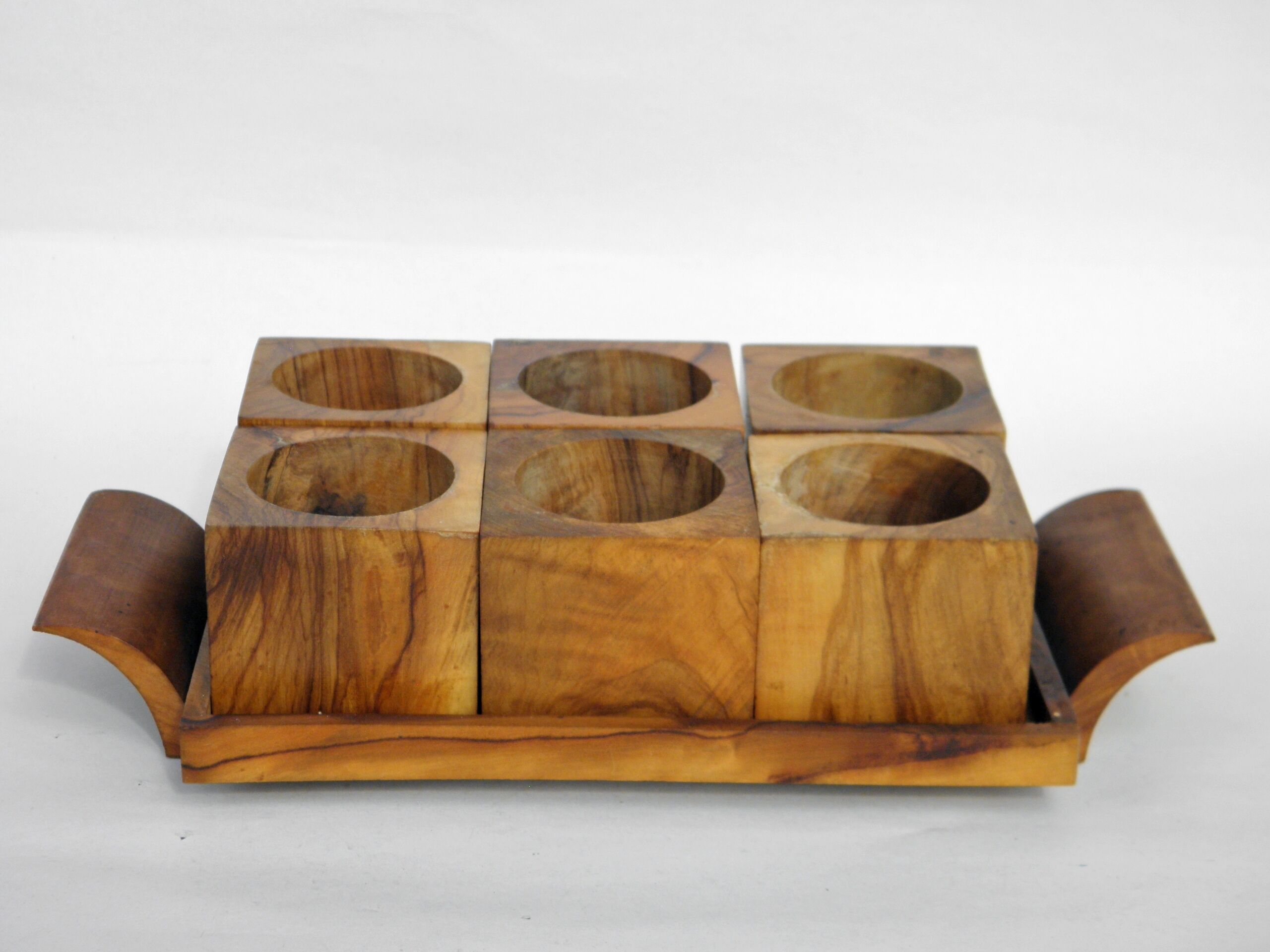 Wooden egg display