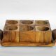Wooden egg display