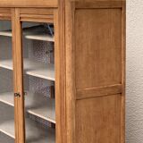 Parisian glazed wardrobe 1930 raw wood