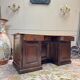 Bureau with a drawer in walnut, 18th century.