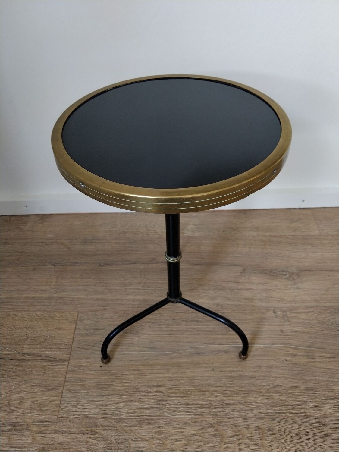 Pedestal table Jacques Adnet