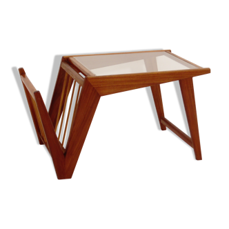 Table basse - porte revues scandinave 1960