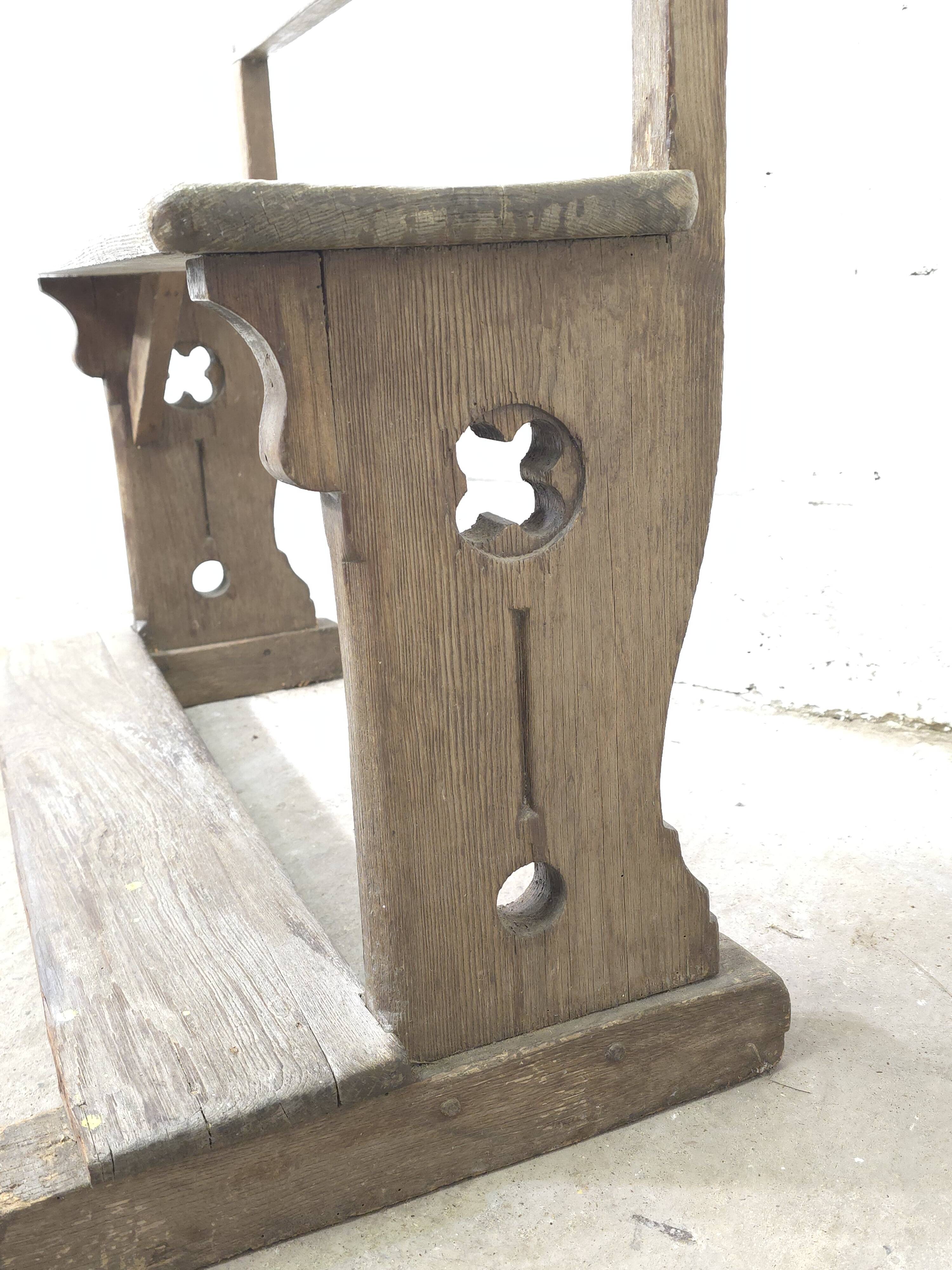 Banc d'école ancien début 20ème