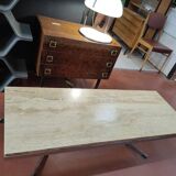Travertine coffee table