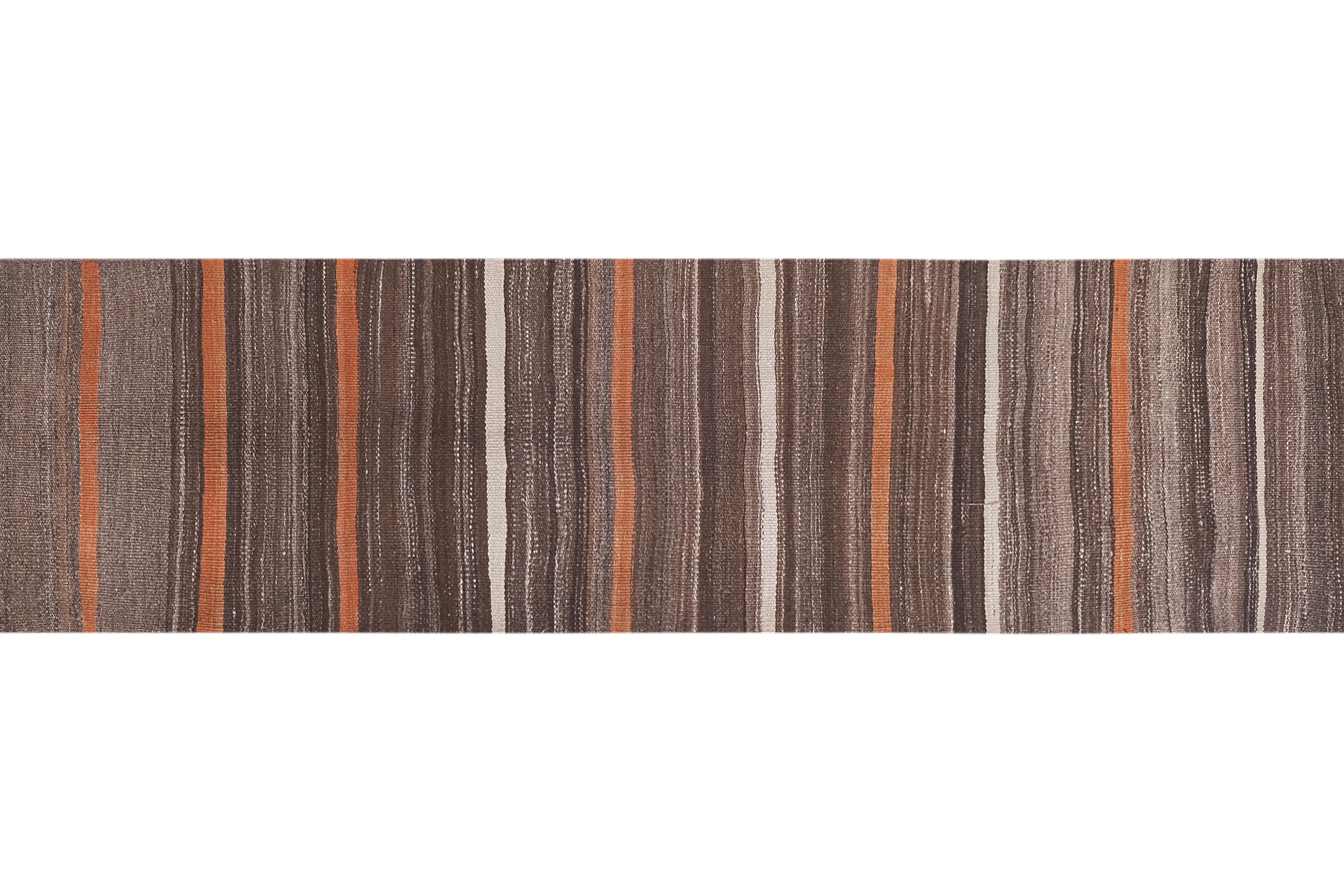 Vintage Turkish rug from Oushak, hand-woven 56x340 cm