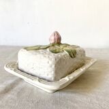 Slush butter dish, water lily