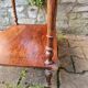 Console cabinet in marquetry with mirror