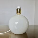 Alabaster lamp with double lighting, "ball" shape, 1970