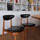 Pair of Licorne chairs by Baumann