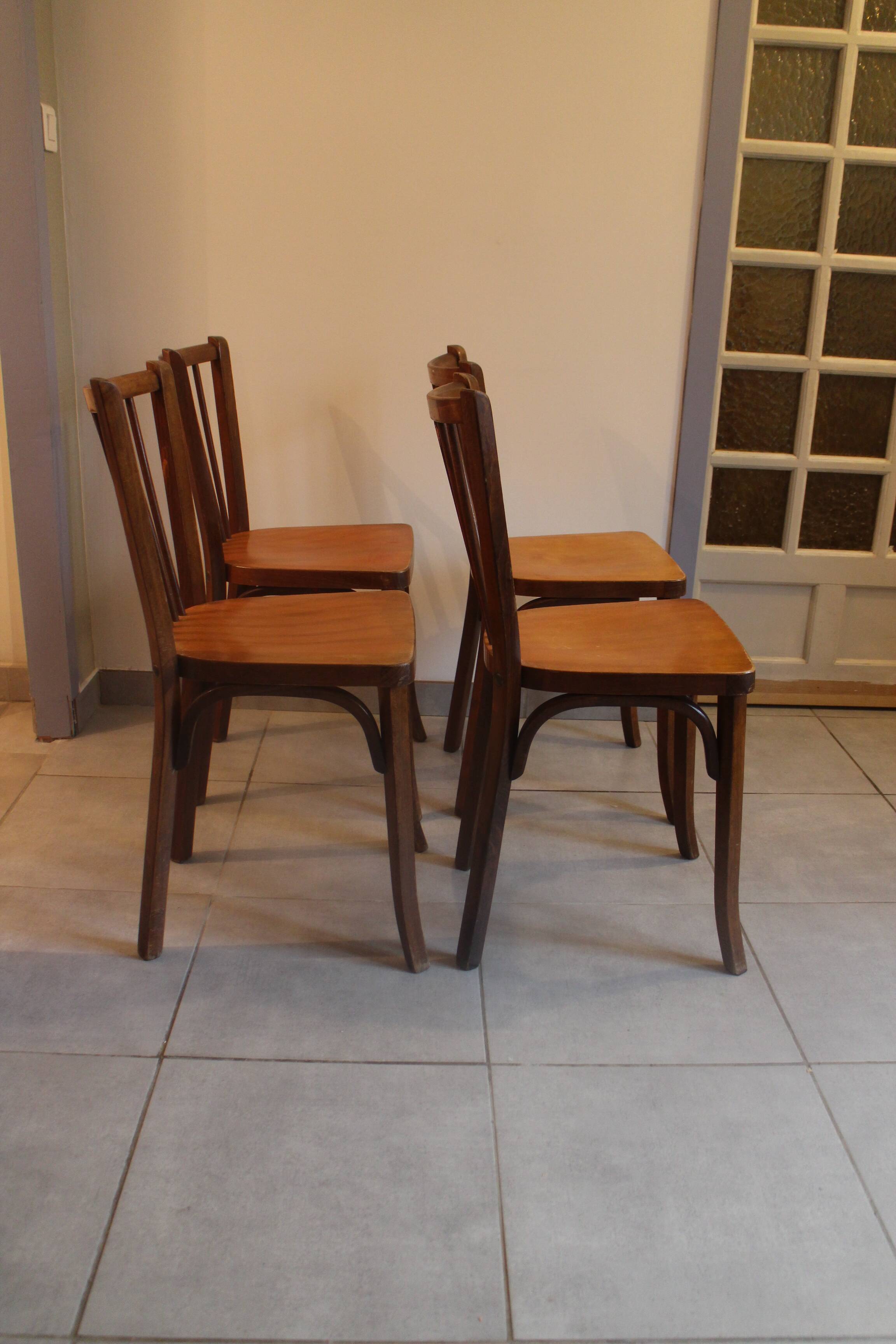 4 Baumann chairs