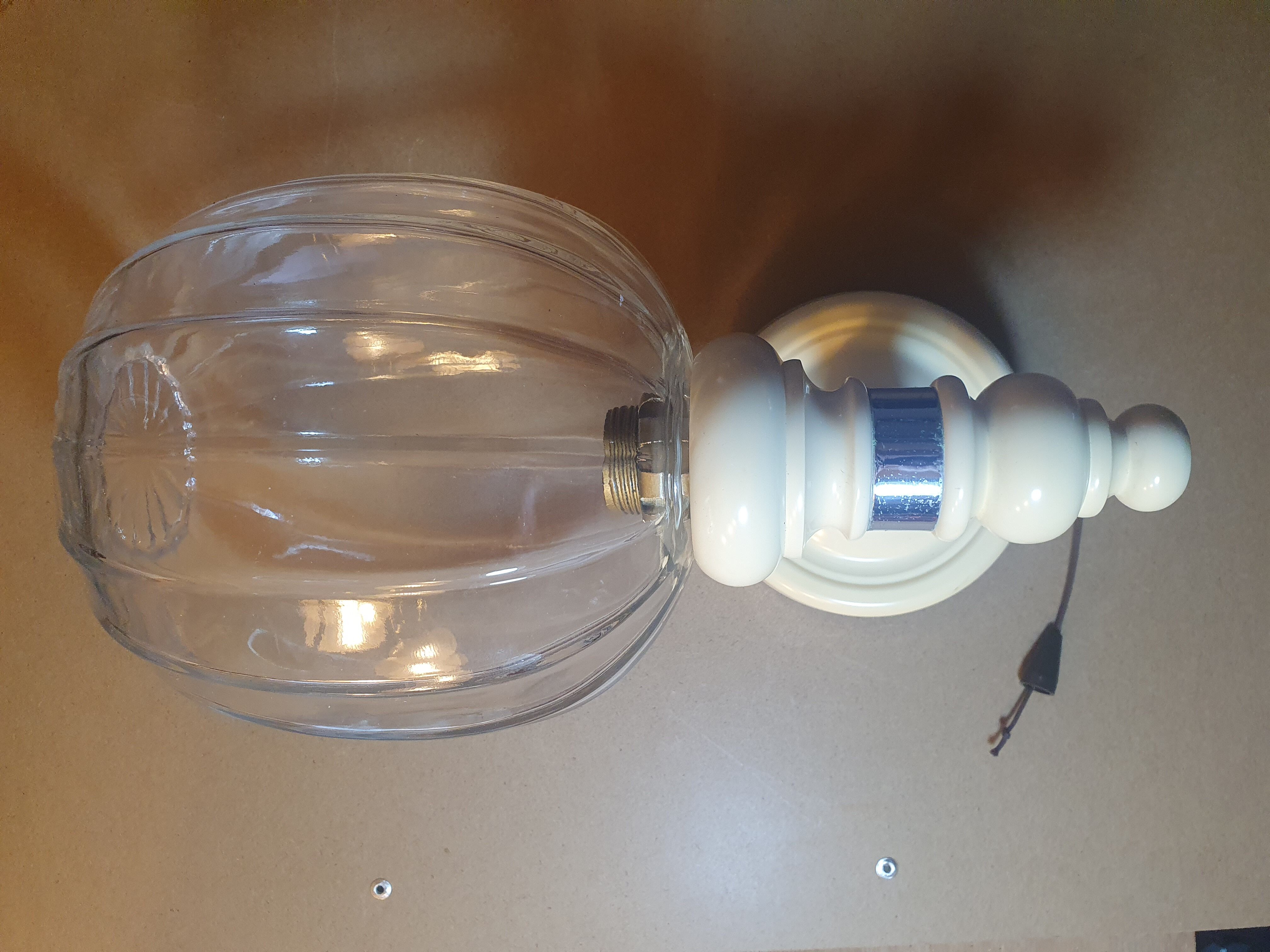 Pair of vintage 70s wall lights