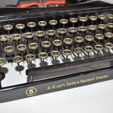Old typewriter Erika Naumann portable circa 1940