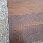 Table basse de ferme rustique ancienne un tiroir -1m42