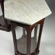 Set of 2 Italian display cabinets 19th century