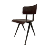 Chaise industrielle Galvanitas S16 Pagholz Pays-Bas 60's