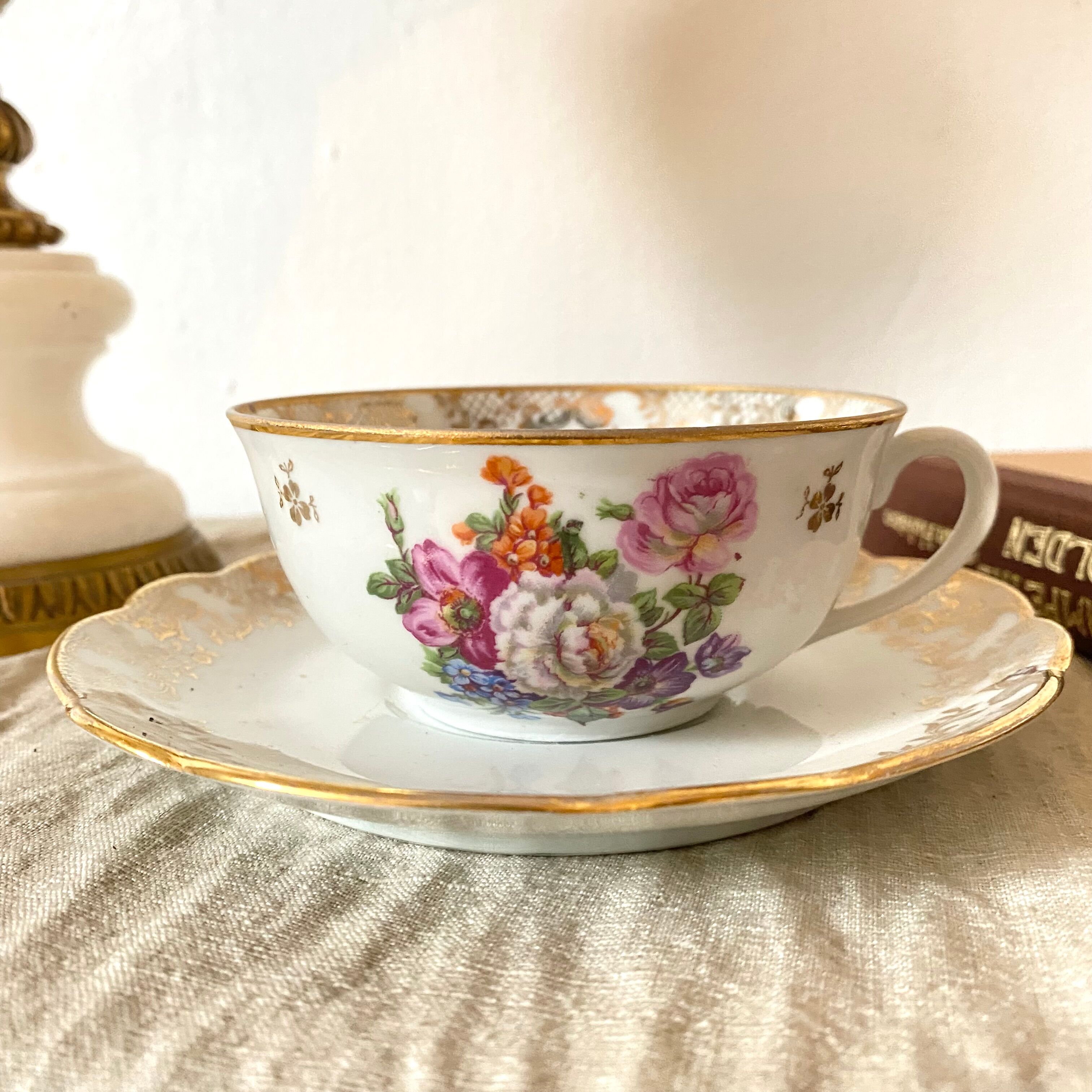 Limoges porcelain cups
