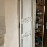 2 cabinet doors in oak period 19th century.
