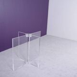 Dining table by David Lange (signature on the base).