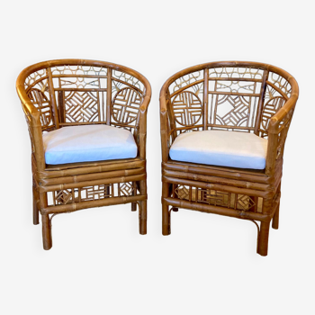 Fauteuils bambou