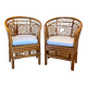 Bamboo armchairs